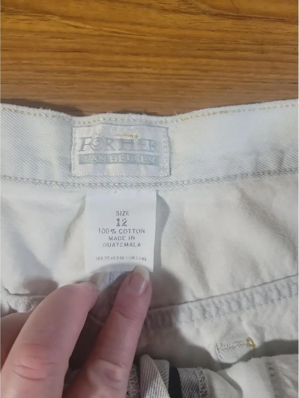 Light Wash Denim Shorts